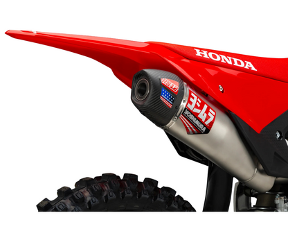 YOSHIMURA HONDA CRF450R/CRF450RX 25-26 RS-12 STAINLESS FULL SYSTEM WITH CARBON END CAP