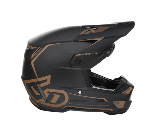 6D ATR-3 NOVA MATTE BRONZE CARBON HELMET