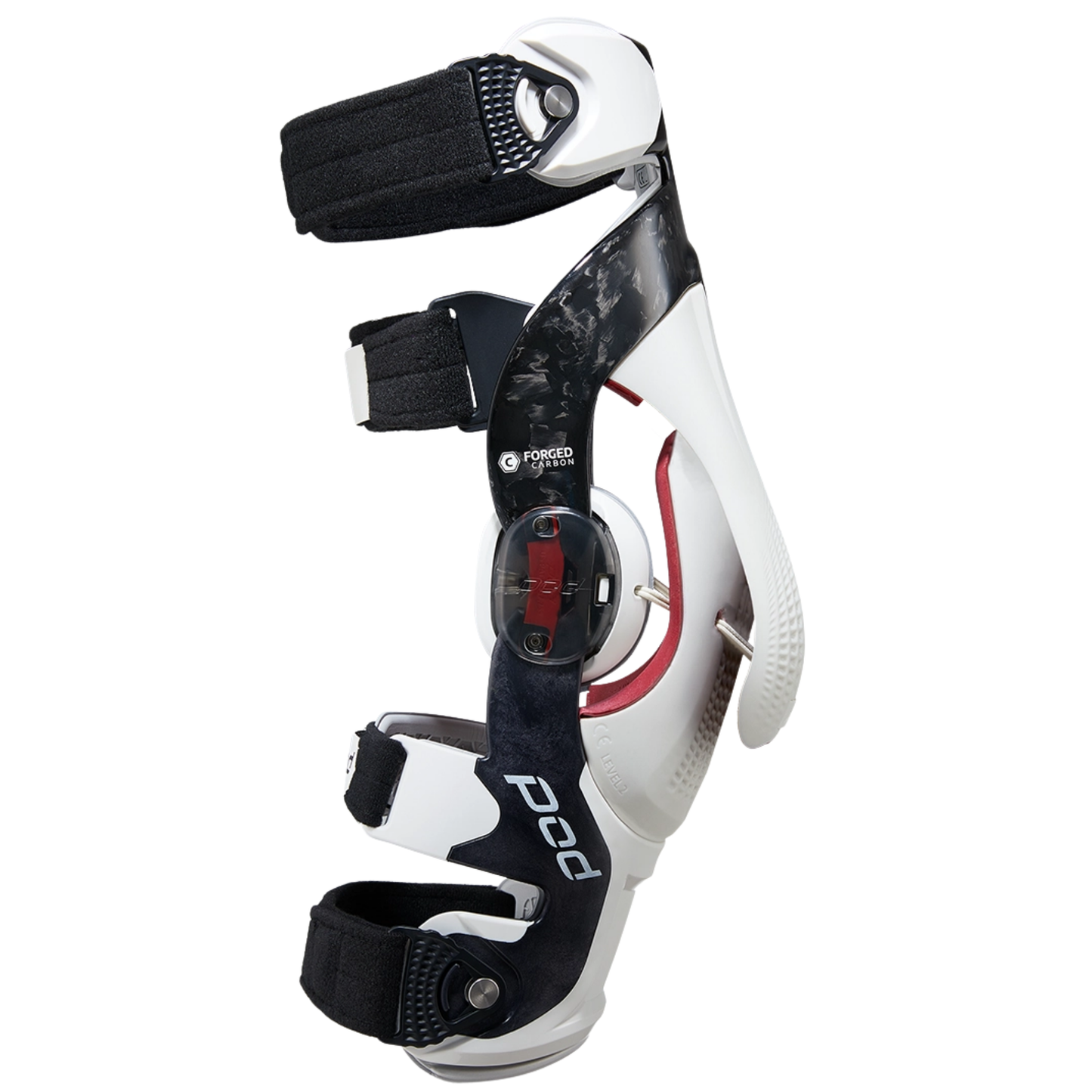 POD K8 3.0 CARBON / WHITE KNEE BRACE SET