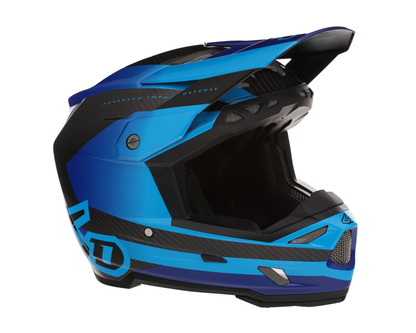 6D ATR-3 PURE GLOSS CYAN BLUE HELMET