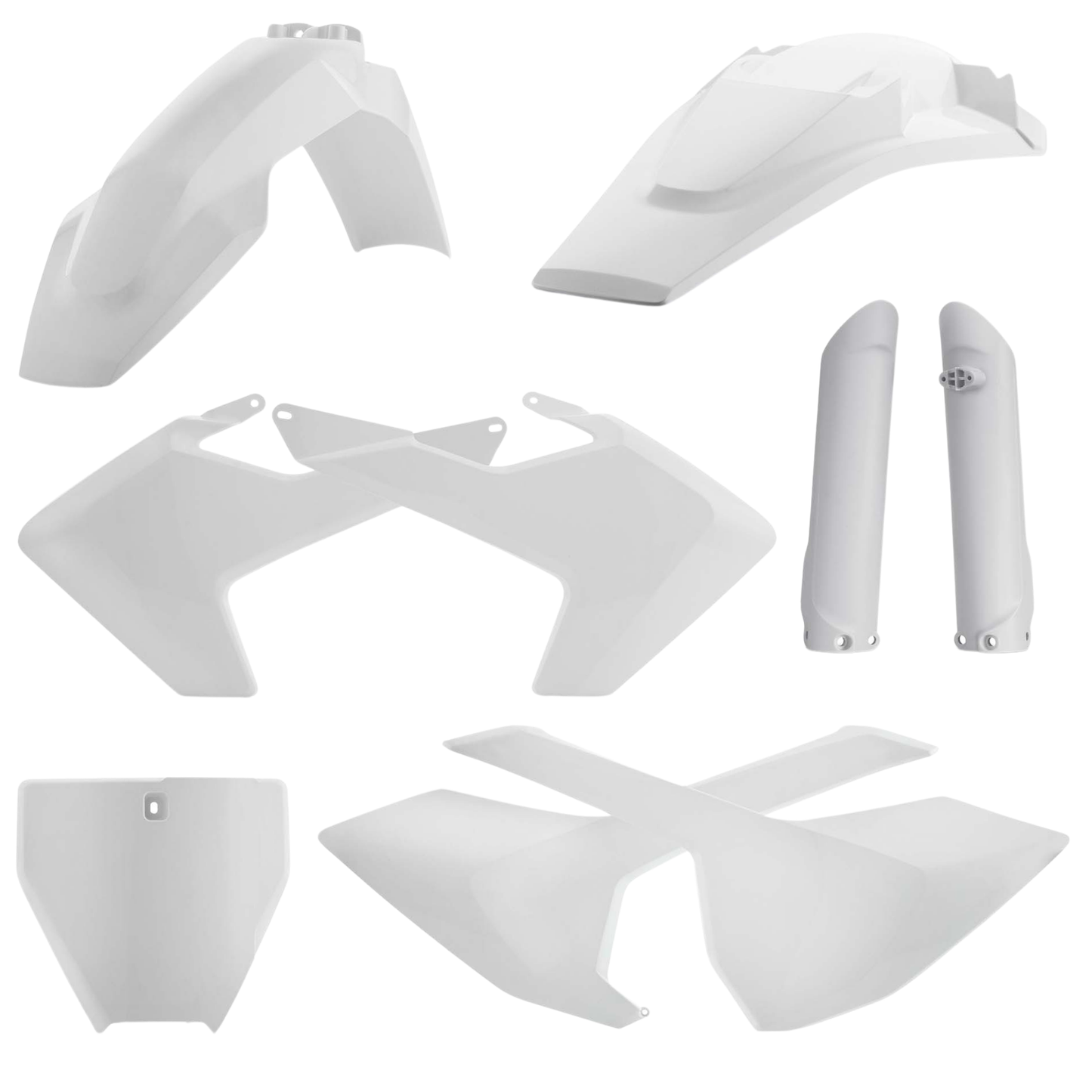 ACERBIS HUSQVARNA FC / TC 16-18 FX / TX 17-18 WHITE PLASTICS KIT