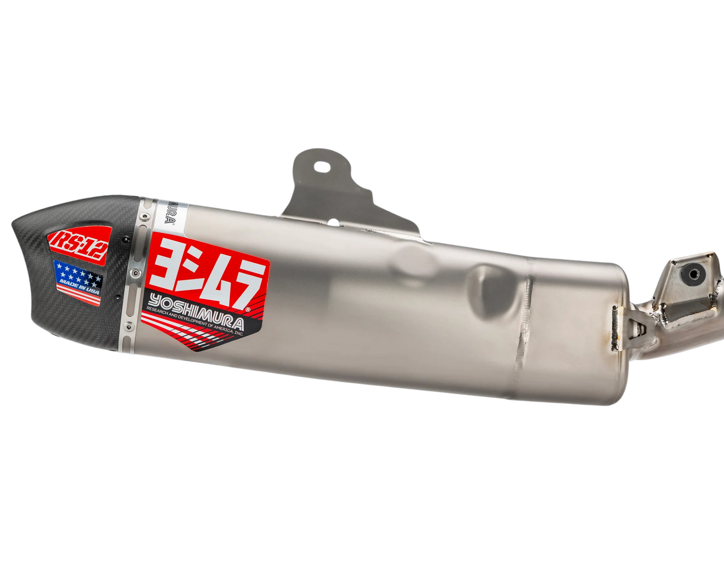 YOSHIMURA HONDA CRF450R/CRF450RX 25-26 RS-12 TITANIUM FULL SYSTEM WITH CARBON END CAP