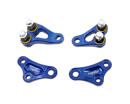 LUXON YAMAHA YZ250F 24-26 YZ250FX 25-26 RUBBER ISOLATED BLUE ENGINE MOUNTS
