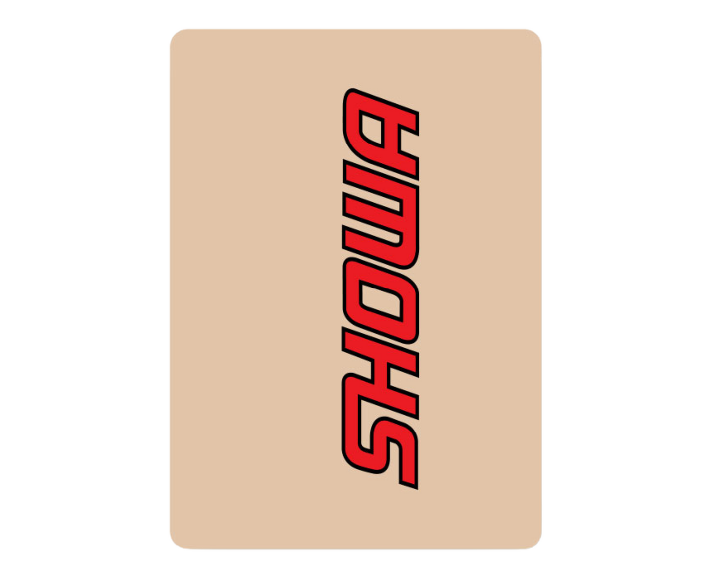 D-COR SHOWA RED CLEAR FORK DECALS