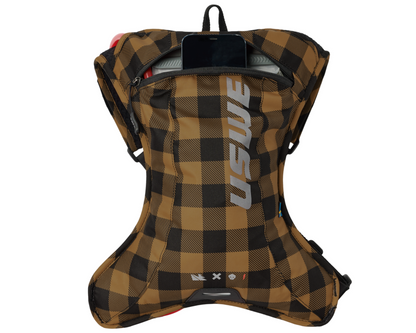 USWE OUTLANDER 2L FLANNEL BRONZE/BLACK HYDRATION PACK