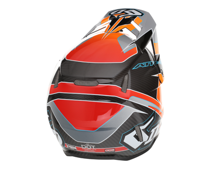 6D ATR-3 REFLEX GLOSS NEON ORANGE YOUTH HELMET