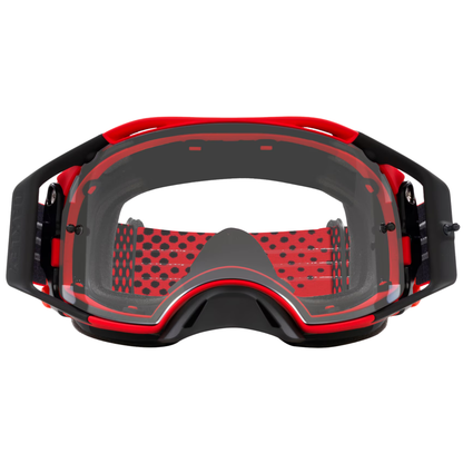 OAKLEY AIRBRAKE MX RED CLEAR GOGGLES