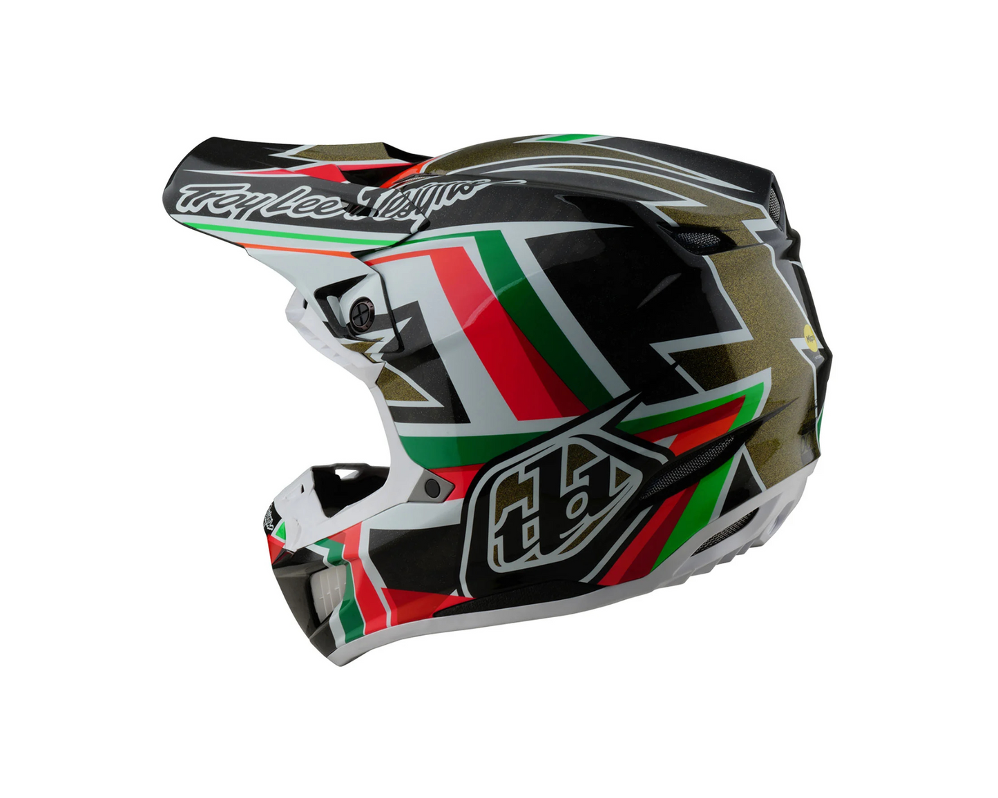 TROY LEE DESIGNS 2025 SE5 CARBON LABYRINTH BLACK HELMET