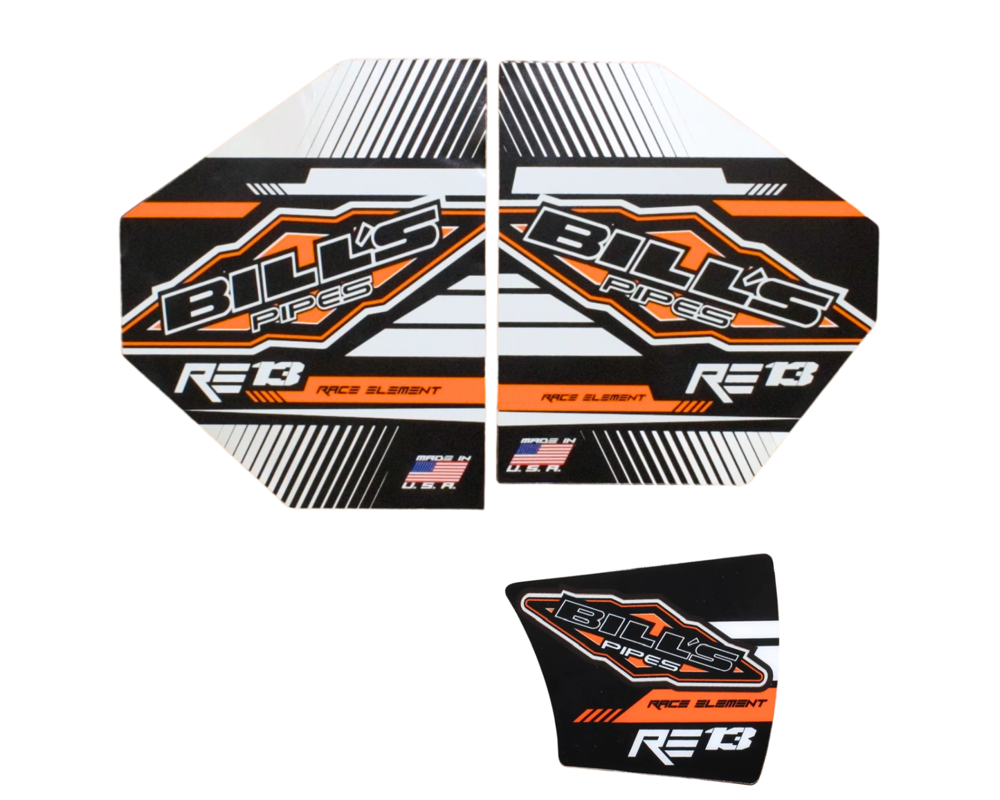 BILLS RE-13 REPLACEMENT EXHAUST DECALS