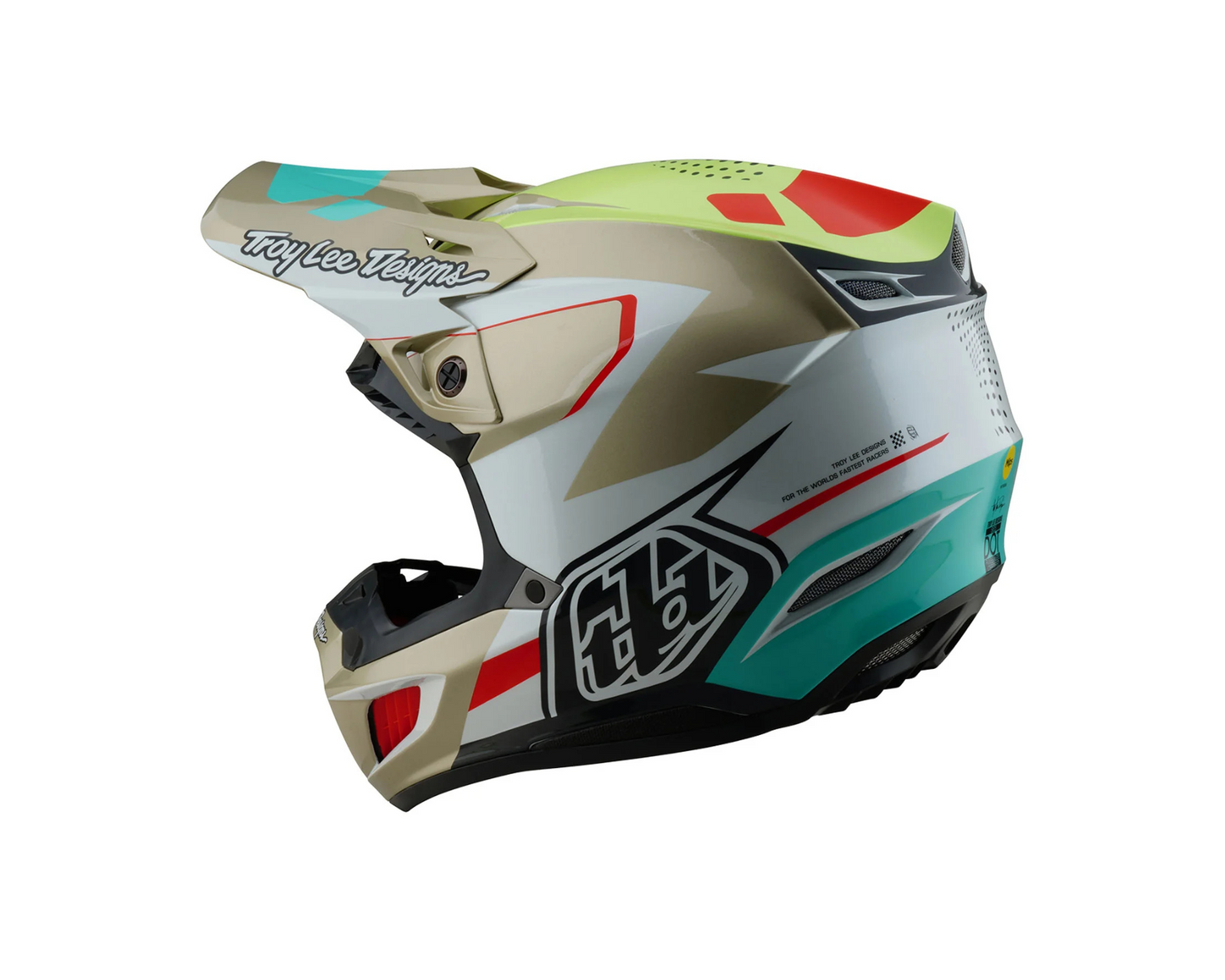 TROY LEE DESIGNS 2025 SE5 COMPOSITE OPTIC WHITE HELMET