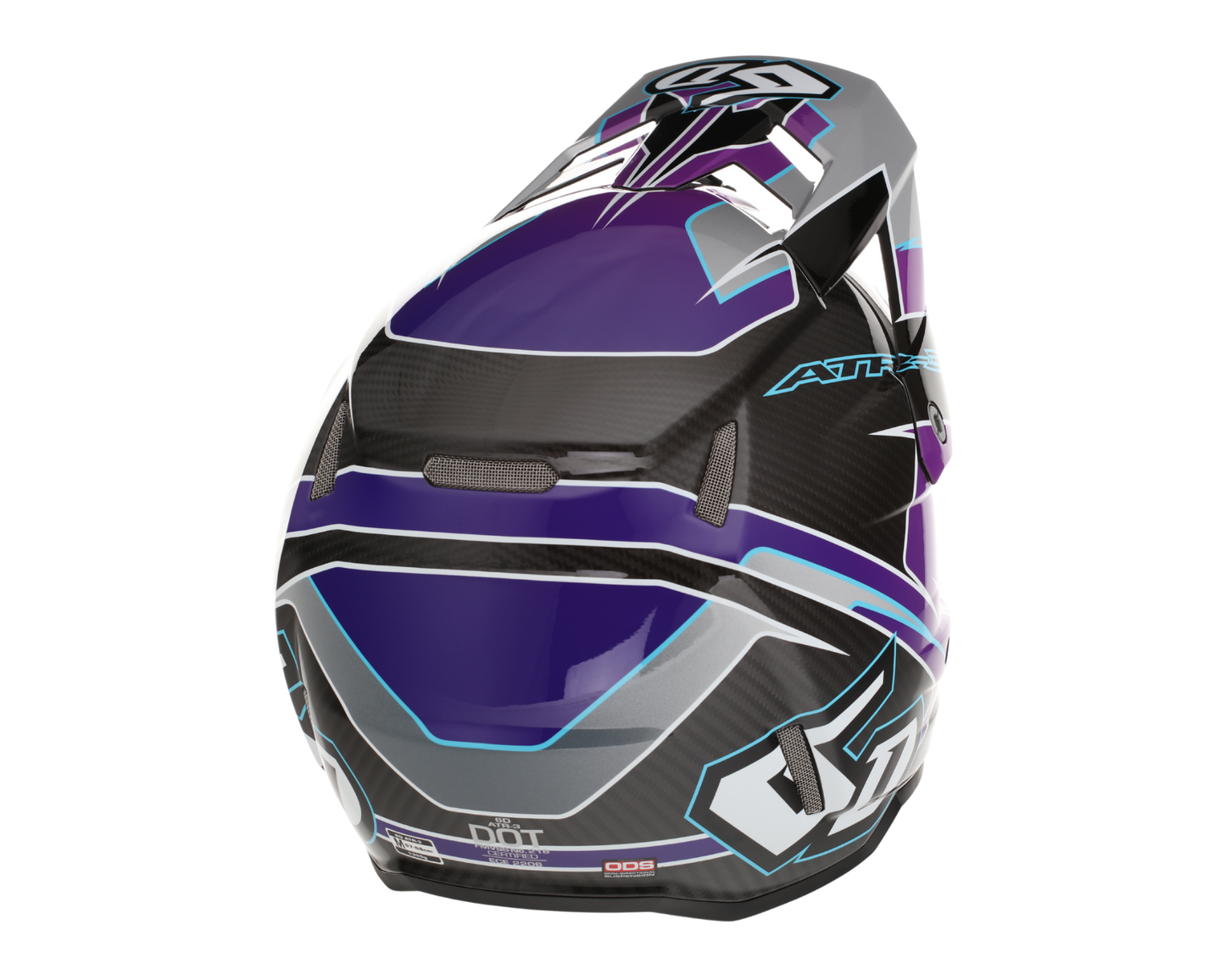 6D ATR-3 REFLEX GLOSS PURPLE HELMET