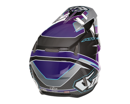 6D ATR-3 REFLEX GLOSS PURPLE HELMET