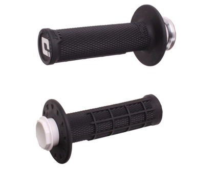 ODI MICRO-X HALF WAFFLE LOCK ON GRIPS 2T / 4T BLACK