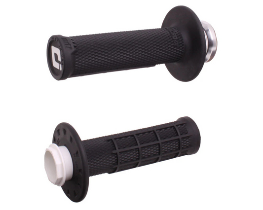 ODI MICRO-X HALF WAFFLE LOCK ON GRIPS 2T / 4T BLACK