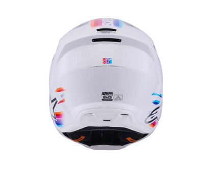 ALPINESTARS 2026 S-M3 FORCE GLOSS WHITE HELMET