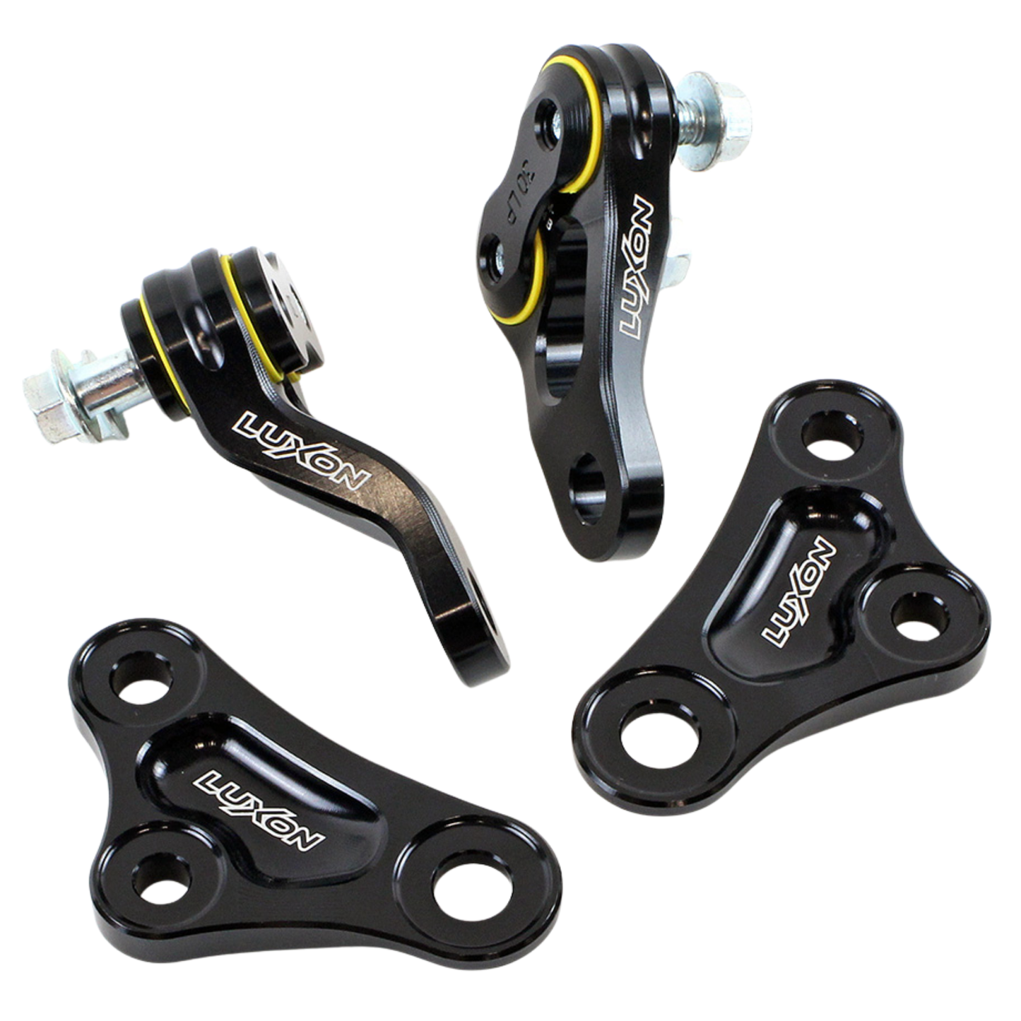 LUXON RUBBER ISOLATED BLACK ENGINE MOUNTS YAMAHA YZ250F 24-26 YZ250FX 25-27