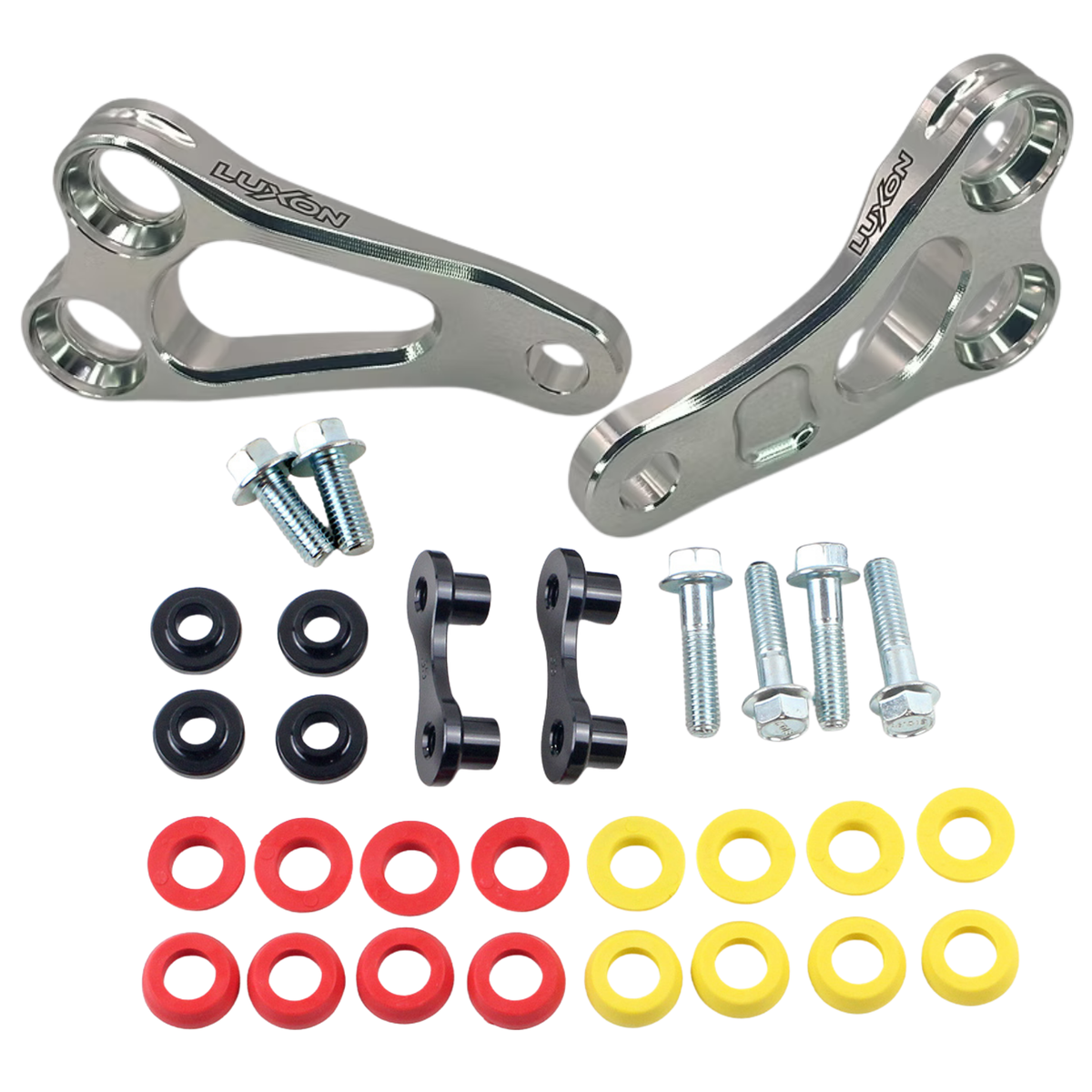 LUXON RUBBER ISOLATED CLEAR ENGINE MOUNTS DUCATI DESMO450 MX/EDX 26-27