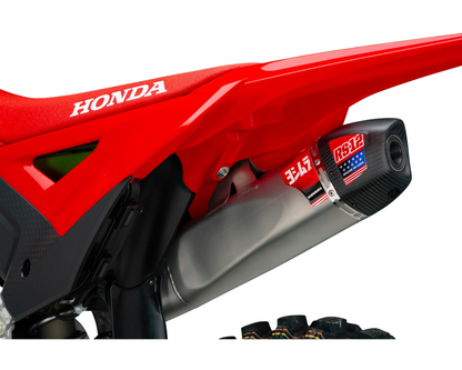 YOSHIMURA HONDA CRF450R/CRF450RX 25-26 RS-12 STAINLESS FULL SYSTEM WITH CARBON END CAP