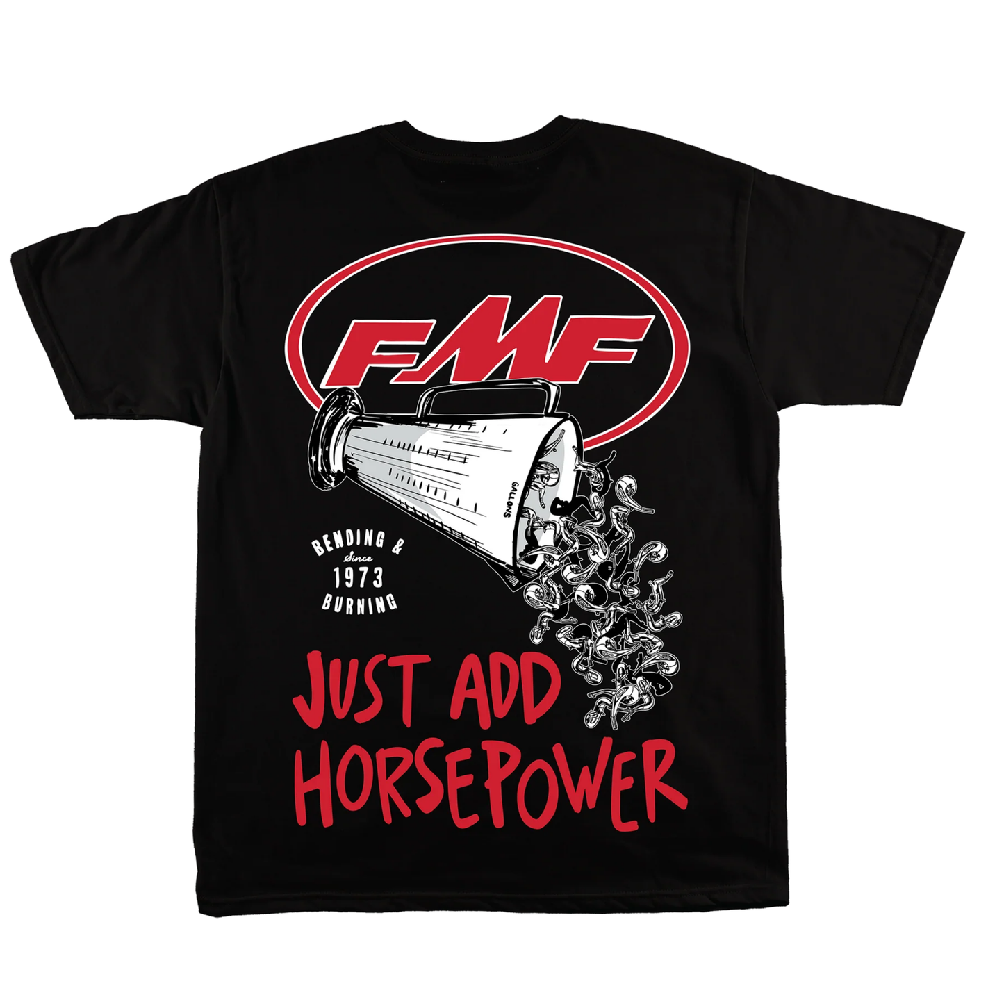 FMF HORSEPOWERED BLACK TEE