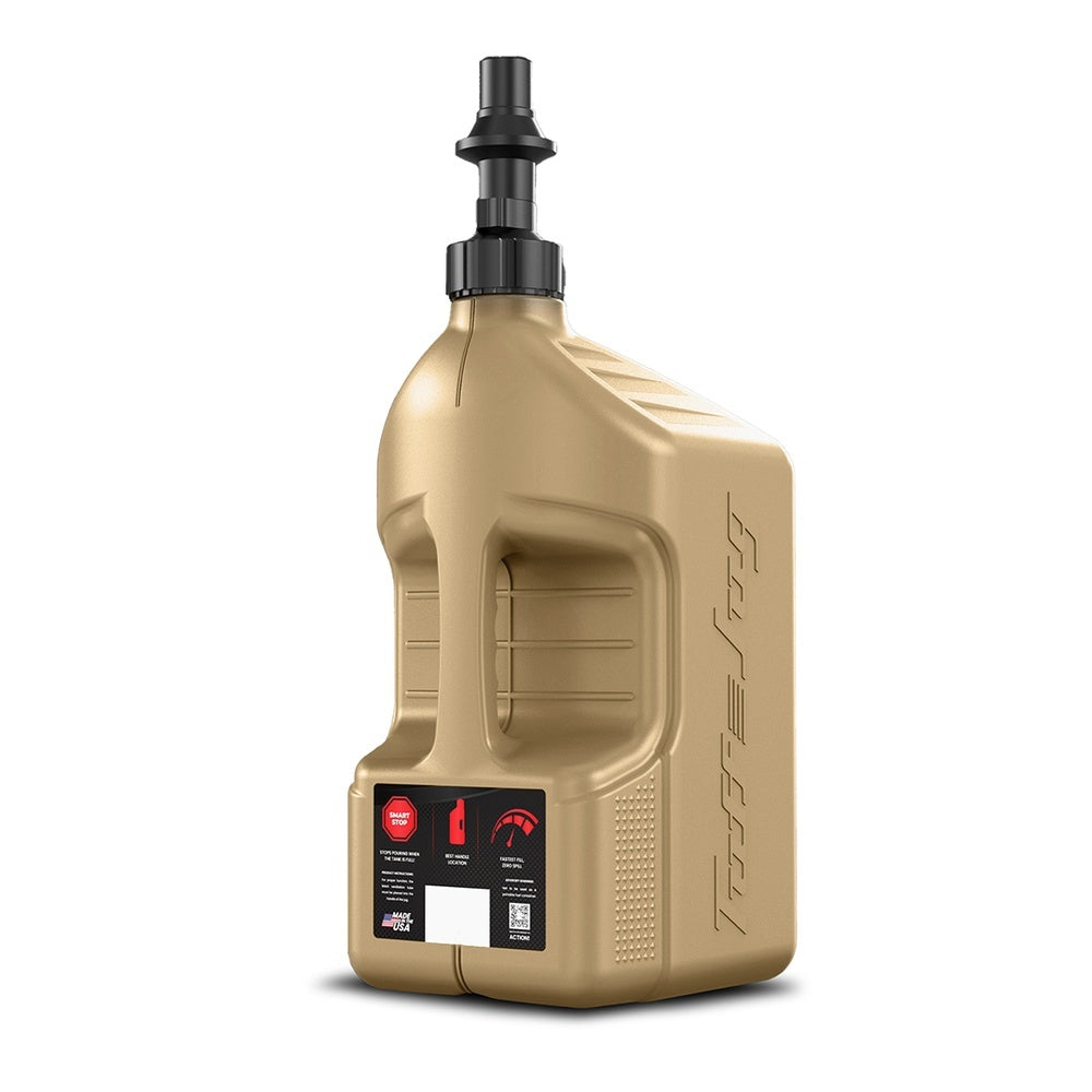 TUFF JUG GEN 3 20L DESERT TAN/BLACK RIPPER CAP FUEL CAN