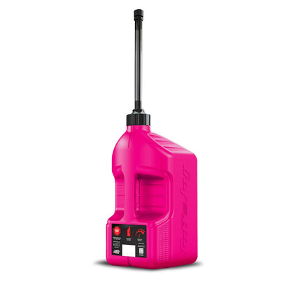 TUFF JUG GEN 3 20L PINK STANDARD CAP FUEL CAN W/ BLACK AUTO STOP SPOUT