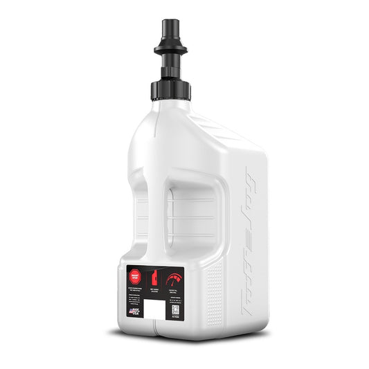 TUFF JUG GEN 3 20L WHITE/BLACK RIPPER CAP FUEL CAN