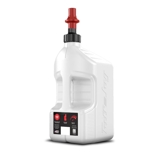 TUFF JUG GEN 3 20L WHITE/RED RIPPER CAP FUEL CAN