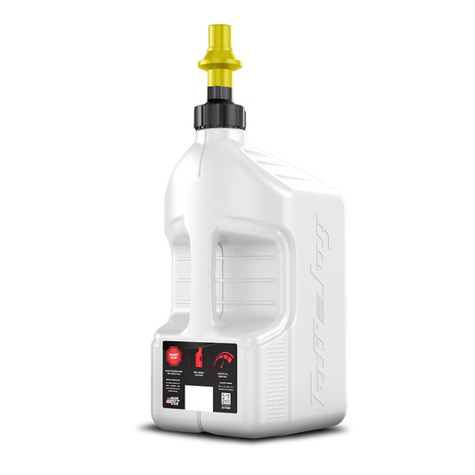 TUFF JUG GEN 3 20L WHITE/YELLOW RIPPER CAP FUEL CAN