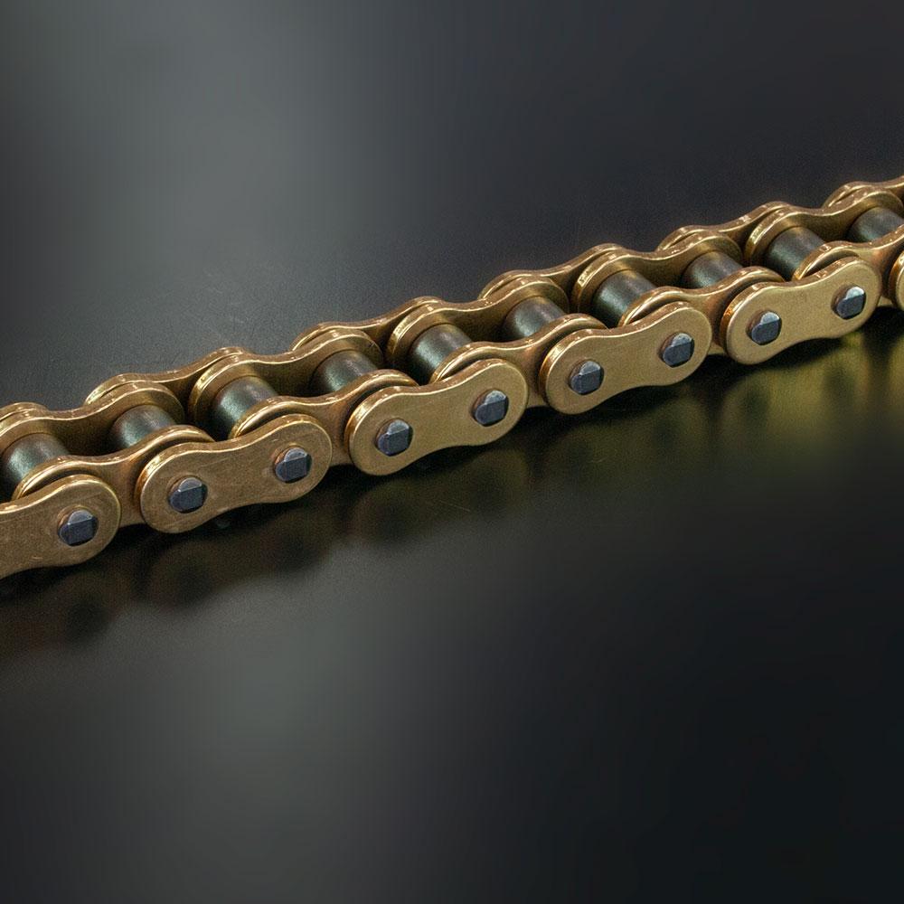 RK CHAINS 428MXU 136L GOLD RACE CHAIN – Moto House