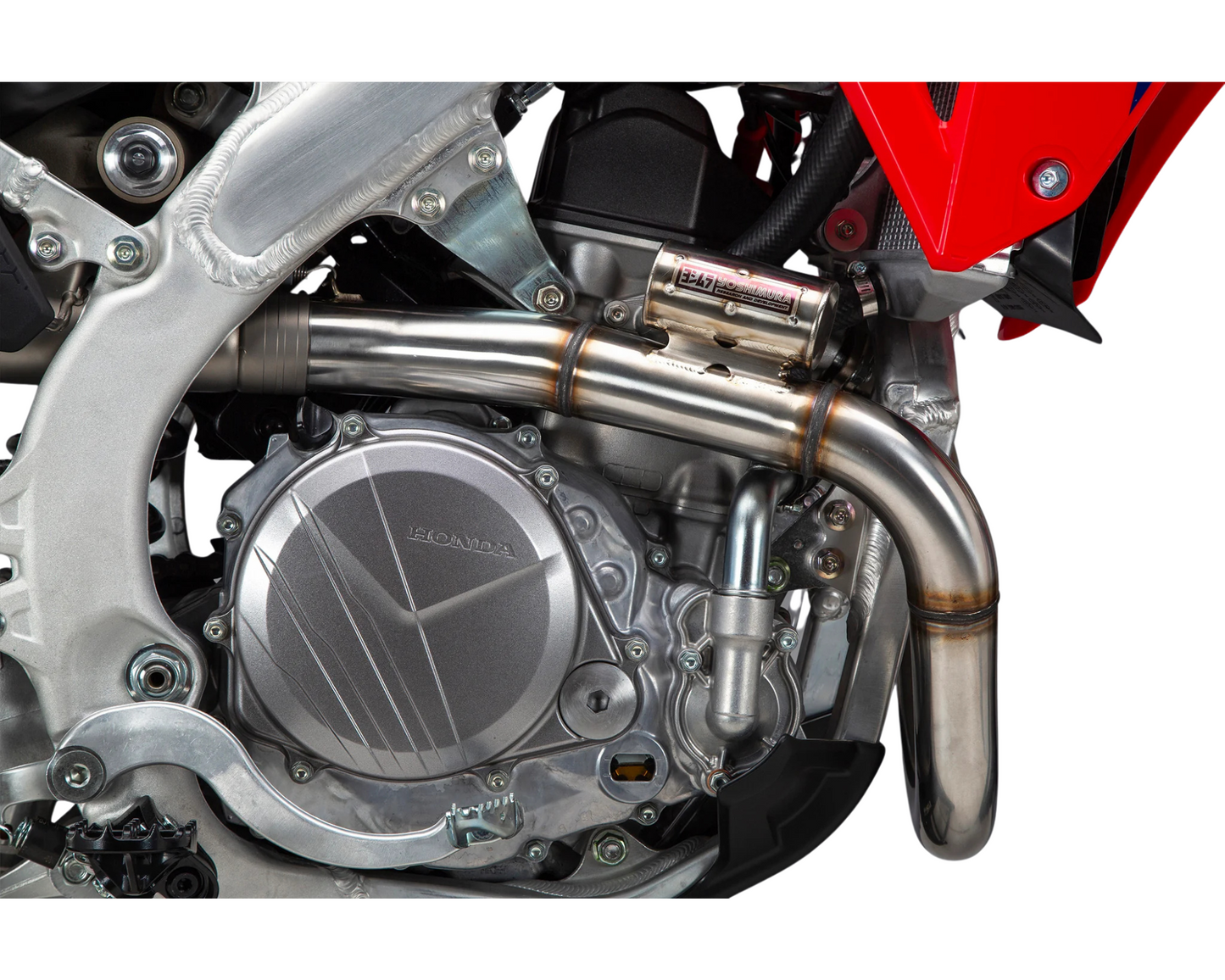 YOSHIMURA HONDA CRF450R/CRF450RX 25-26 RS-12 STAINLESS FULL SYSTEM WITH CARBON END CAP