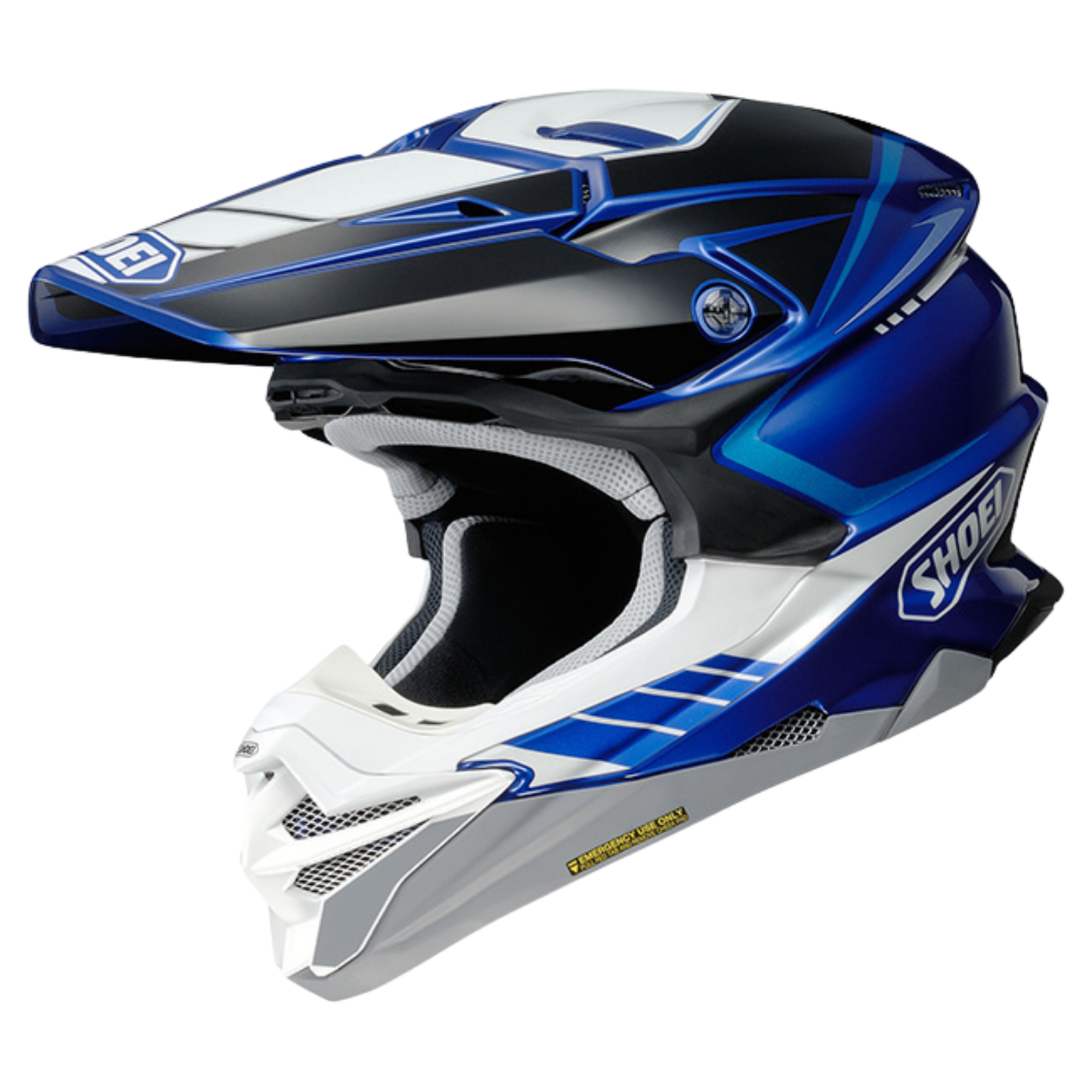 SHOEI VFX-WR06 JAMMER TC-2 BLUE/BLACK/WHITE HELMET