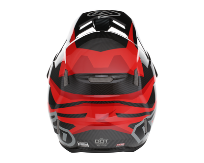 6D ATR-3 RIVAL GLOSS RED HELMET