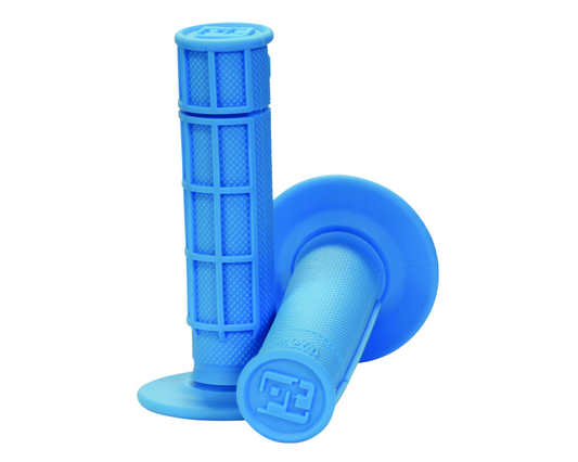 PROTAPER RACE CUT HALF WAFFLE NEON BLUE GRIPS