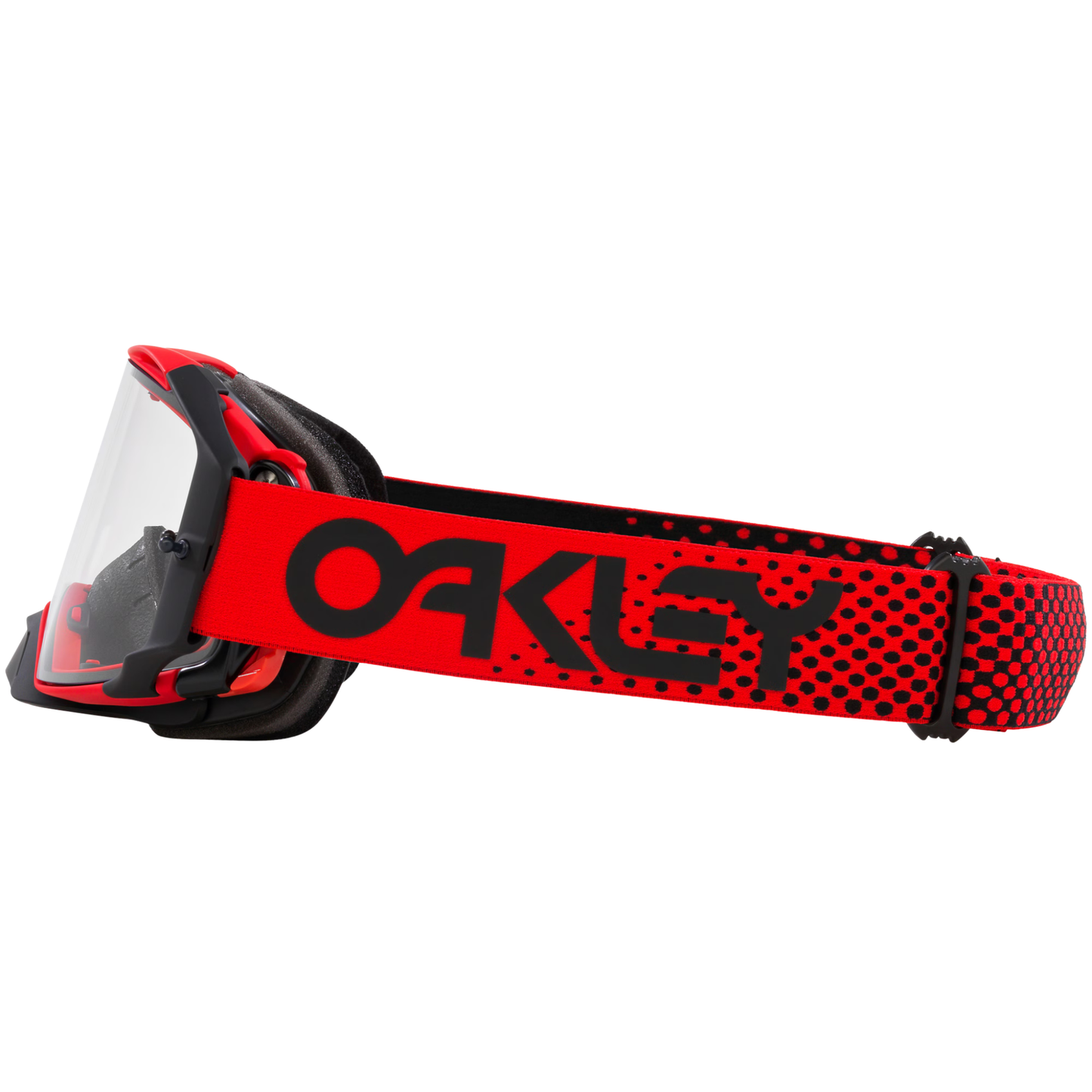 OAKLEY AIRBRAKE MX RED CLEAR GOGGLES