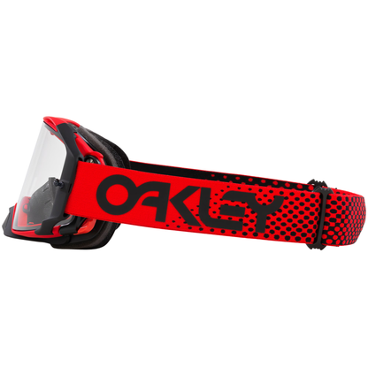 OAKLEY AIRBRAKE MX RED CLEAR GOGGLES