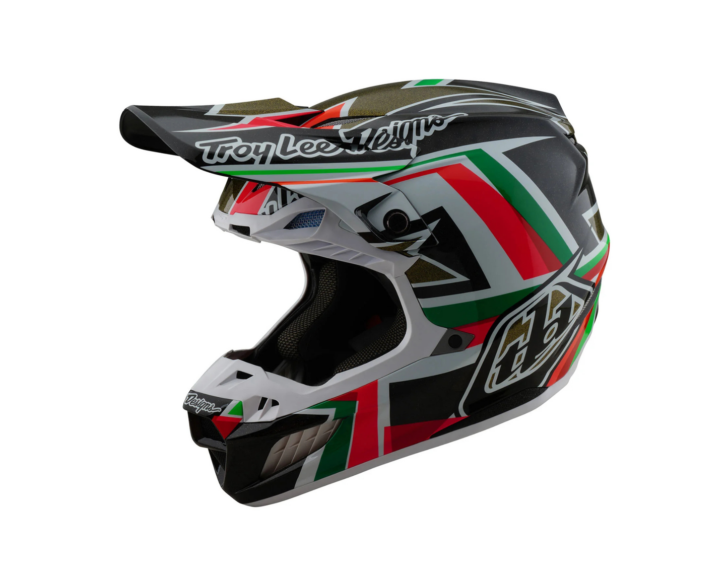 TROY LEE DESIGNS 2025 SE5 CARBON LABYRINTH BLACK HELMET