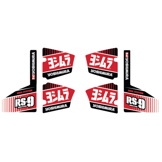 YOSHIMURA RS-9 REPLACEMENT EXHAUST DECALS