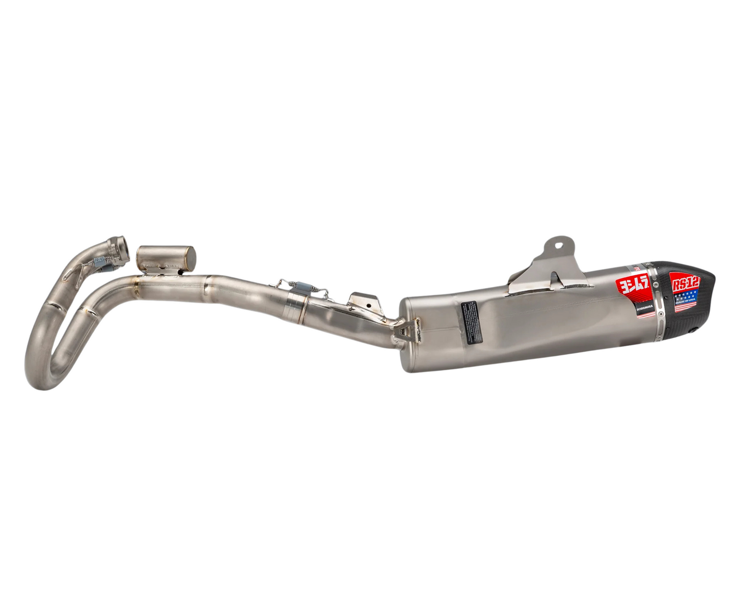 YOSHIMURA HONDA CRF450R/CRF450RX 25-26 RS-12 TITANIUM FULL SYSTEM WITH CARBON END CAP