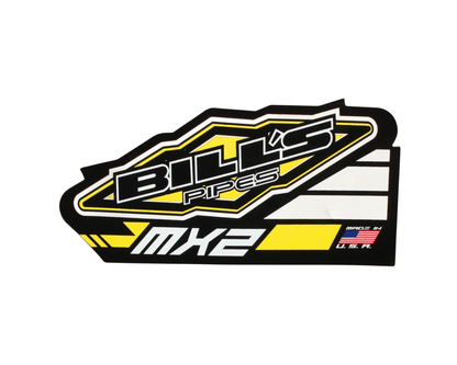 BILLS MX-2 REPLACEMENT EXHAUST DECAL