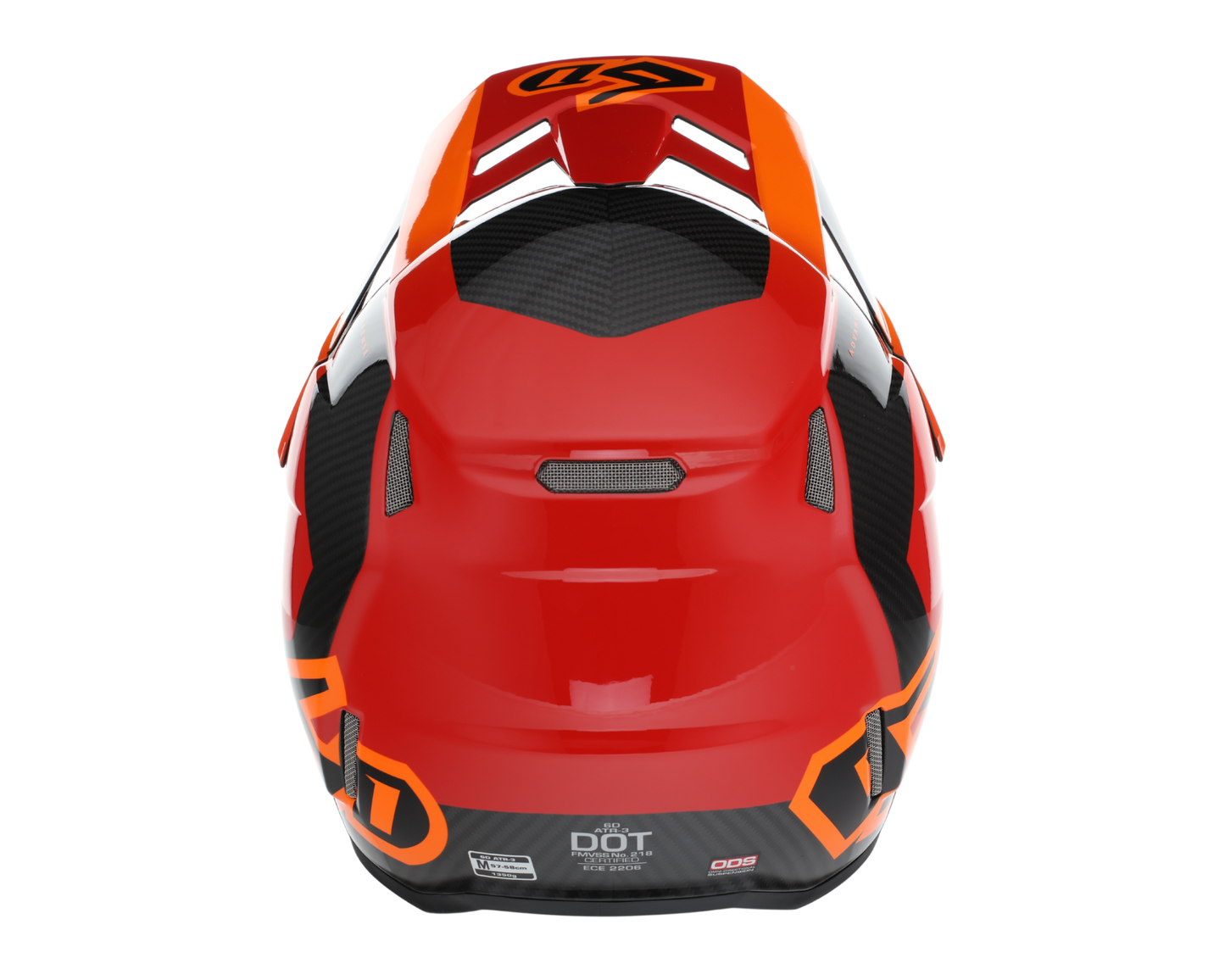 6D ATR-3 PURE GLOSS RED HELMET