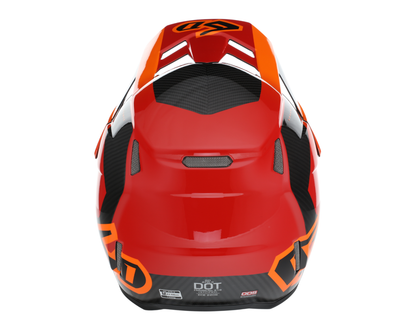 6D ATR-3 PURE GLOSS RED HELMET