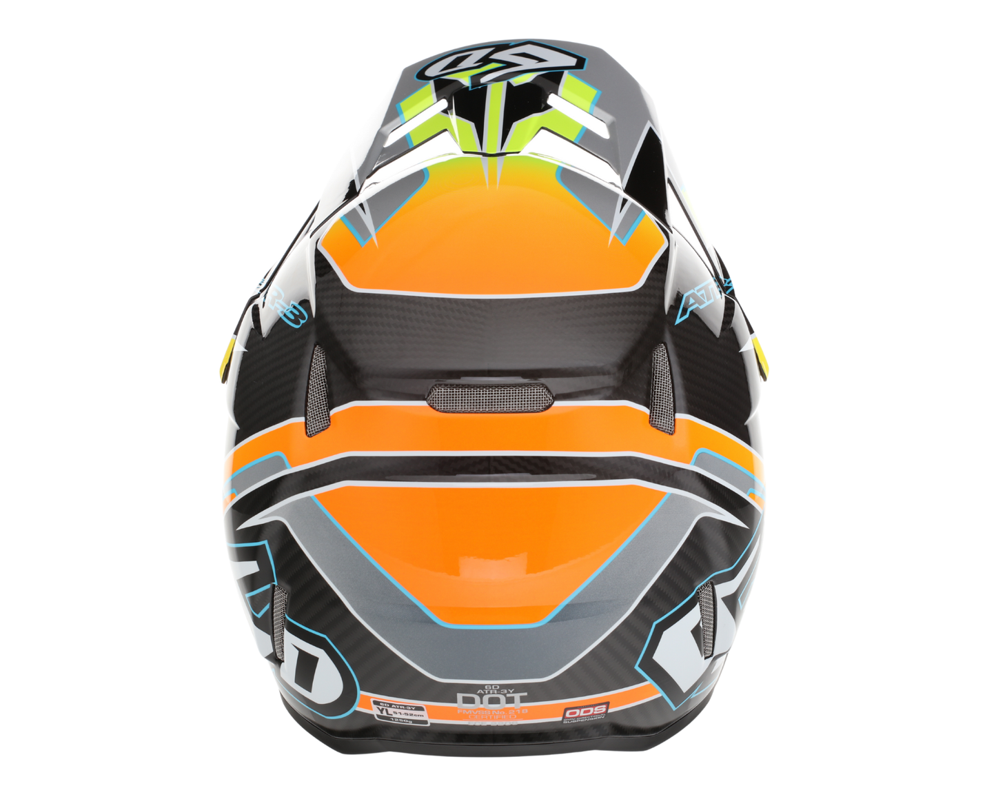 6D ATR-3 REFLEX GLOSS NEON YELLOW YOUTH HELMET