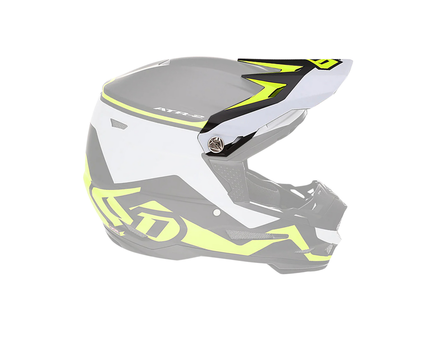 6D ATR-2 DRIVE NEON YELLOW YOUTH REPLACEMENT VISOR