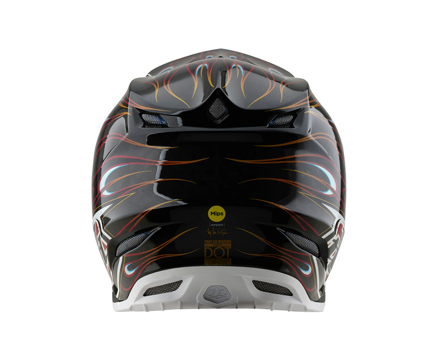 TROY LEE DESIGNS 2025 SE5 CARBON TORCHED BLACK/RED HELMET