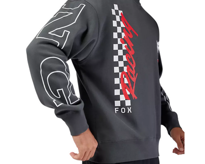 FOX HONDA DARK SHADOW GREY OVERSIZED CREWNECK
