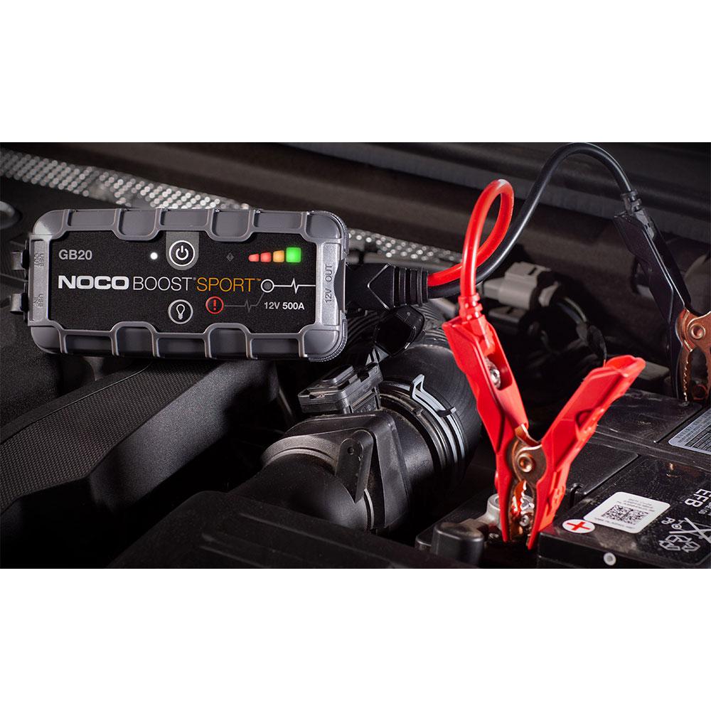 NOCO GB20 500A 12V BOOST SPORT ULTRASAFE JUMP STARTER