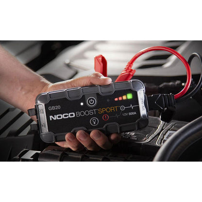 NOCO GB20 500A 12V BOOST SPORT ULTRASAFE JUMP STARTER