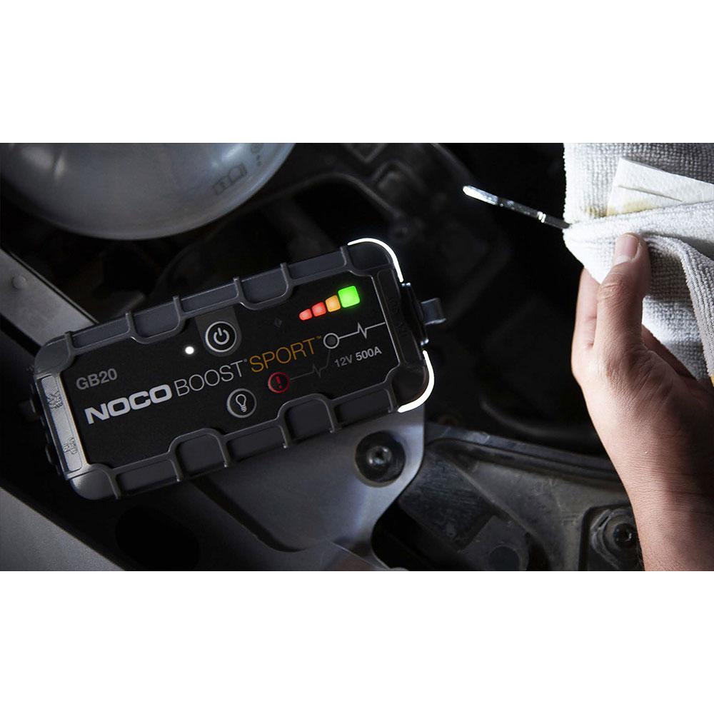 NOCO GB20 500A 12V BOOST SPORT ULTRASAFE JUMP STARTER