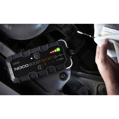 NOCO GB20 500A 12V BOOST SPORT ULTRASAFE JUMP STARTER