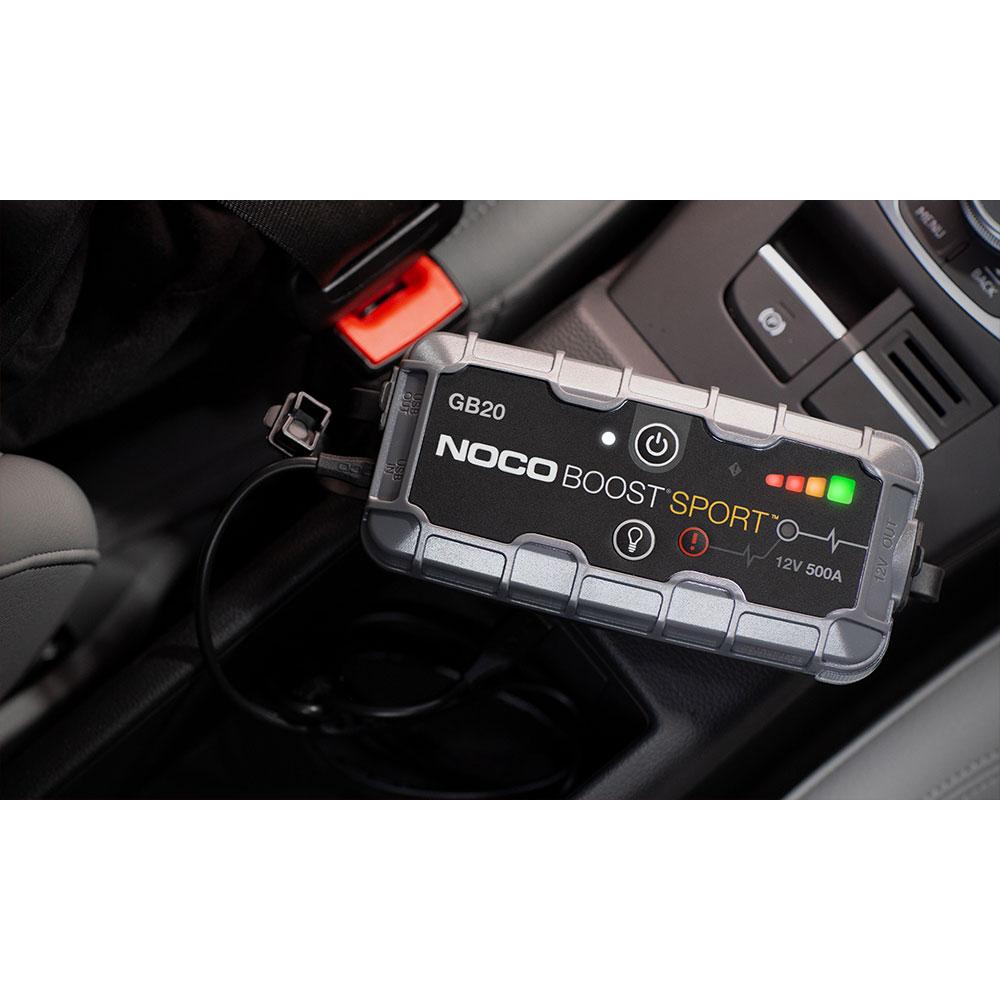 NOCO GB20 500A 12V BOOST SPORT ULTRASAFE JUMP STARTER